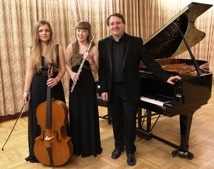 Auriol Evans cello, Emma Halnan flute, Daniel King Smith piano