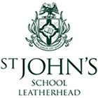 St John's School, Leatherhead, logo,