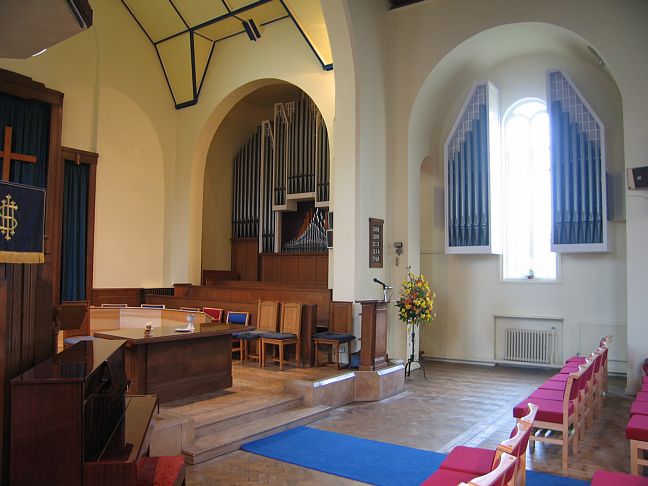 Hill Norman & Beard pipe organ Christ Church United Reformed, Epsom Road Leatherhead