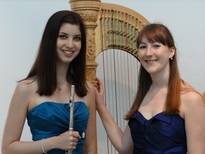 Acacia Duo, Acacia flute and harp duo, Samantha Pearce, flute, Heather Wrighton, harp