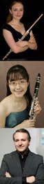 Emily Andrews, flute, Anna Hashimoto, clarinet, Daniel King Smith, piano,
