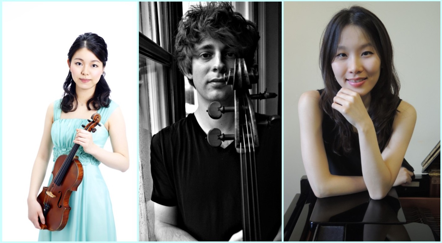 Trio Opal, Eriko Nagayama, violin, Joel Siepmann, cello, Yi-Shing Cheng, piano,