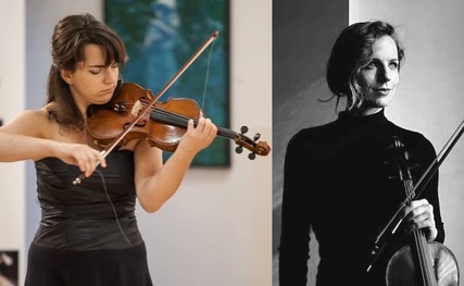 Roma Tic, violin, violinist, Victoria Bernath, viola, violist,